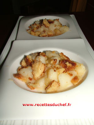 crumble poire