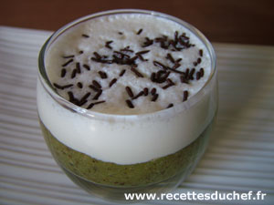 soupe kiwi chocolat blanc