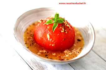 tomates farcies à la stracciatella